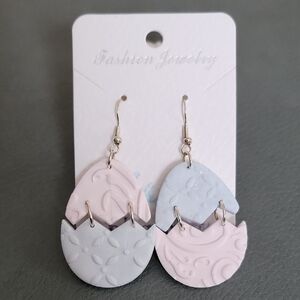 Fashion Jewelry Pastel Easter Egg Earrings